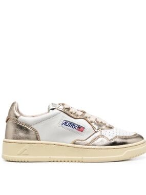 Autry • Medalist Low metallic leather sneakers • Size 39